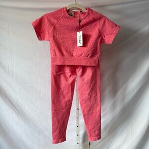 AYBL Pink Women's Top and Bottom Set